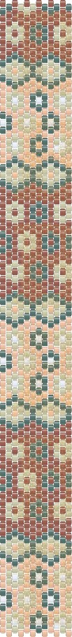 Jade Mosaic — free peyote chart, 85 rows × 12 columns