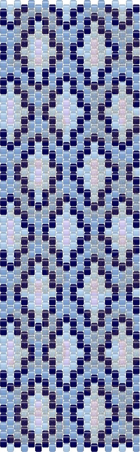 pattern play — free peyote chart, 52 rows × 20 columns